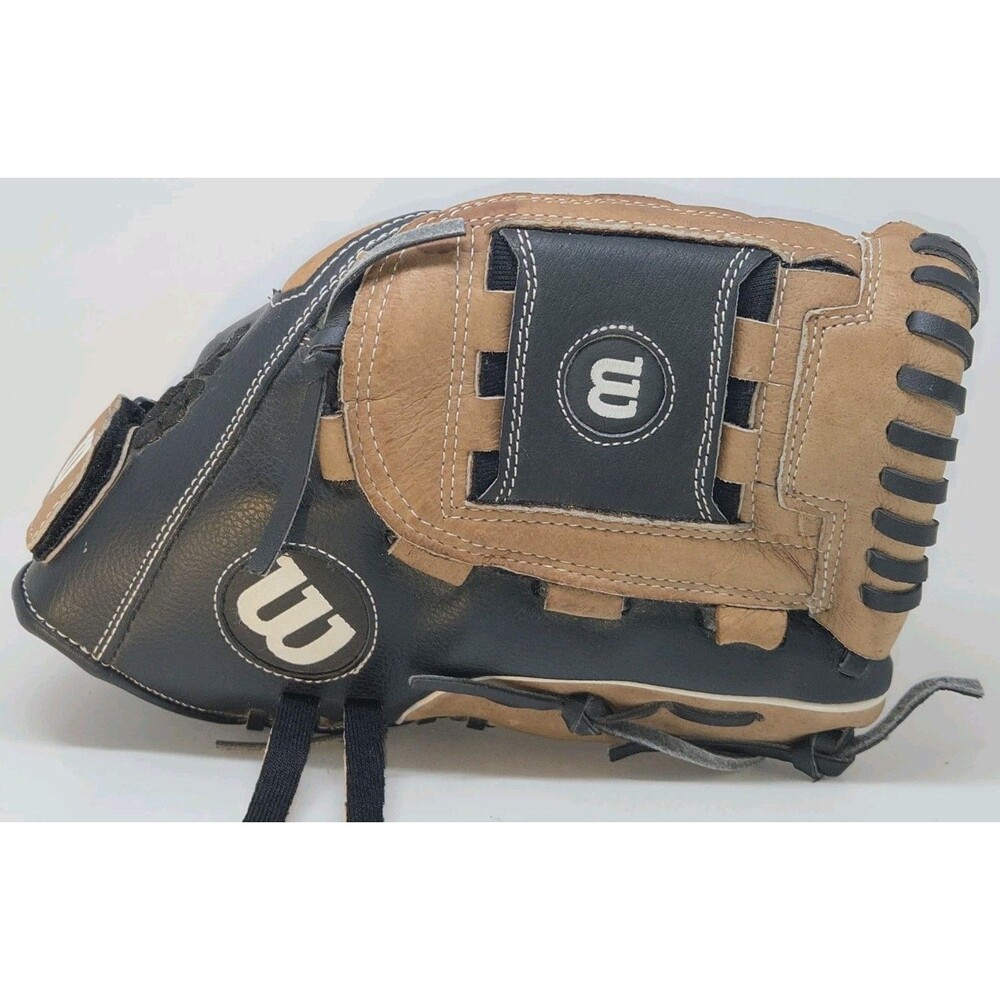 Wilson A350 Baseball Glove 12" Black Brown Leather RHT A0350TR12